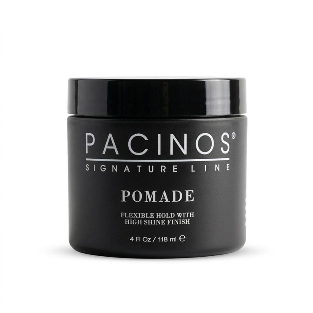 Pacinos Pomade Flexible Hold with High Shine Finish 4 Oz